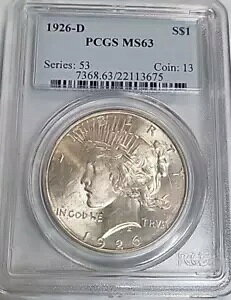 1926 D �s�[�X�_���[ PCGS �O���[�h MS63 D112
