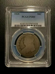 1826 �L���b�v�h �o�X�g �n�[�t �_���[ PCGS PO01 Poor 1 Lowball BOTTOM POP ���W�X�g��