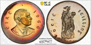 �A�C�������h �V���o�[ �v���[�t 1966 10 �V�����O �C�[�X�^�[ ���C�W���O �s�A�[�X PCGS PR66CAM