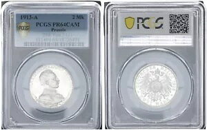 vCZ 2 }[N 1913-A Bw 2 B PCGS PR64CAM