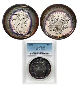 1990 Vo[ C[O h PCGS MS67 C{[̃tXeB foCX