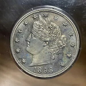 1898 PR63 �v���[�t ���o�e�B V �j�b�P���g�[�� PCGS A203