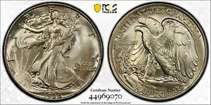 1938 �E�H�[�L���O ���o�e�B �n�[�t�_���[ PCGS MS 65 ���򂪂���A��������Ƃ�����ۂ̕��