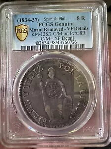 1835 C/M Y.II y[ 8 A PCGS VF/XF ڍ - bg#5