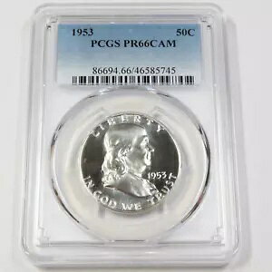 1953 P PCGS PR66 JI - Vo[ x tN n[t_[ - 50c čRC #46197A