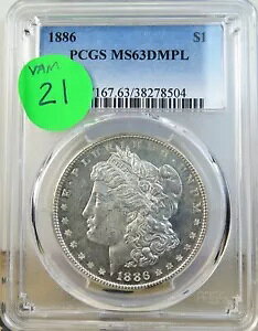 1886 Kh PCGS MS63DMPL *VAM 21 8 fUCi[Y int gbv100* EP