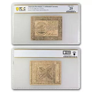 1778 �N 5 �h���̑嗤�ʉ݁B 1978/9/26 VF-25 PCGS (Fr#CC-79)