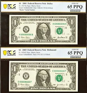 2 x 1 hAMs PCGS 65PPQ t@V[ [_[ + Zu Iu J[h VA