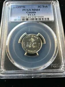 (ND) 1979 �e�X�g �g�[�N��**TT-1.5 PCGS �O���[�h**MS-64** 1C Tok 32873929