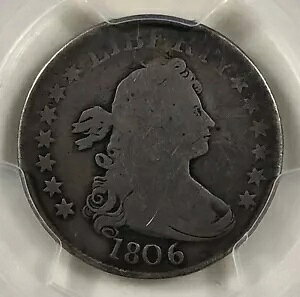 1806 25c �h���[�v�o�X�g�N�H�[�^�[�B PCGS �̏ڍׁB