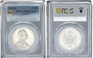 3 1913 N}[N Bw 2  - { 25 NLO PCGS PR64CAM 106954-