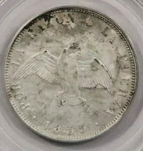 1855-So 50 Centavos S.S. Central America Treasure PCGS �������x��