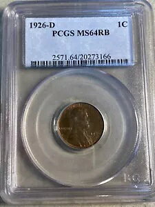 1926-D �����J�[�� �Z���g PCGS MS64 RB