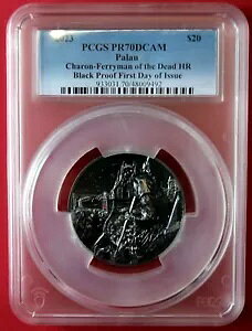 2023 �p���I CHARON-FERRYMAN of the DEAD 3 �I���X�V���o�[�APCGS PR70�A�{�b�N�X/COA-RARE]��