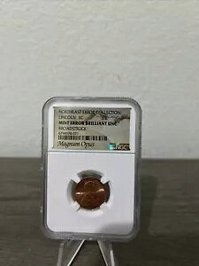 Broadstruck Error Penny Brilliant  NGC F 1999