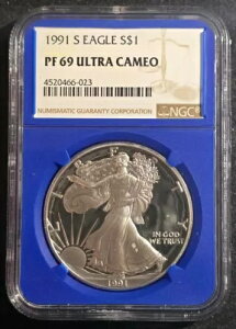 1991-S AJ Vo[ C[O v[t NGC PF69 UCAM X|bg