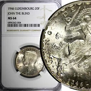 NZuN V[bg Vo[ 1946 20t NGC MS64 1N^Cv KM#47 (004)