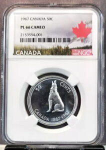 1967 Ji_ Vo[ 50 Zg Et NGC PL 66 JI󏭃tXeB RC
