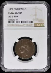 1857 �X�E�F�[�f�� �����O �r�A�[�h 2O NGC AU58BN