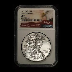 2017 $1 �A�����J�� �V���o�[ �C�[�O�� NGC MS70 ���������[�X - �������� �č�