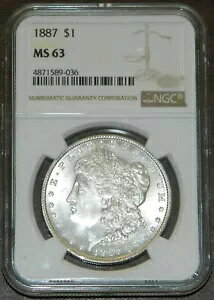 1887 [K 1 h NGC MS63 wʃCgg[jO