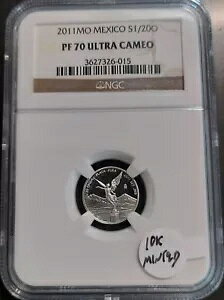 ? p[tFNg 2011 LVR v[t NGC O[h PF70 UC 1/20 Vo[ IU LOW 10k x^