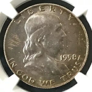1958-D 50C FL �t�����N���� �n�[�t�_���[ NGC MS65FBL 3652618-022