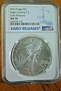 2021 Vo[ wfBbN C[O T 2 ^Cv [X $1 NGC MS70