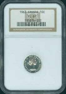 1963 Ji_ 10 Zg NGC PL67 2 Ԗڂɍō *