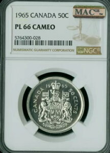 1965 Ji_ 50 Zg NGC PL66 JI 2 Ԗڂ̍ōO[h MAC X|bgXB