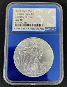 2021 $1 wfBbN C[O NGC MS70 ^Cv 1 s u[ RA 35 N