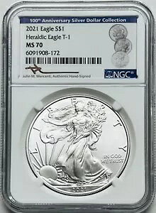 2021 1IX Vo[ C[O T-1 wfBbN NGC MS70 100 NLO ~W JeB