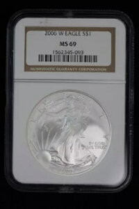 2006-W �V���o�[ �C�[�O�� NGC MS-69 37TE