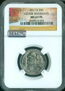 2017-S �I�U�[�N ���o�[�E�F�C �N�H�[�^�[ NGC MS67 PL MAC �i��