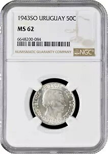 EOAC 50 ZeVX 1943 \ANGC MS63Auy\ (1862 - 1974)v-