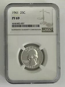 SKU: SR550043 / 1961 25C PF69 4646483-007