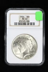1924 �s�[�X�_���[ NGC MS63 4GF1