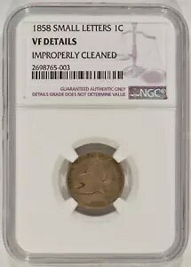 1858 �t���C���O �C�[�O�� �Z���g �X���[�� ���^�[ 1c NGC VF �ڍ� �N���[�j���O�ς� 2698765-003