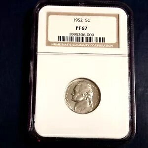 1952 WFt@[\ jbP WF v[t NGC PF 67 cd