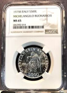 1975 C^A Vo[ 500  ~PWF uIi[eB NGC MS 65 WF r[eB