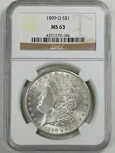 1899-O $1 ���[�K�� �V���o�[ �_���[ MS63 NGC 4271279-186