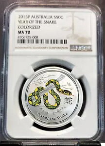 2013 I[XgA Vo[ 50 Zg ̎֔N NGC MS 70 p[tFNg