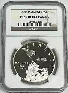 2005 P �C�����v���[�t�L�O�V���o�[ �_���[ NGC PF69 UCAM