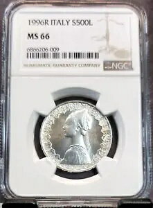 1996 C^A Vo[ 500  lbTX E[} NGC MS 66 󏭕 BU