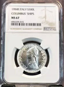 1984 C^A Vo[ 500  RuXD NGC MS 67  BU RC