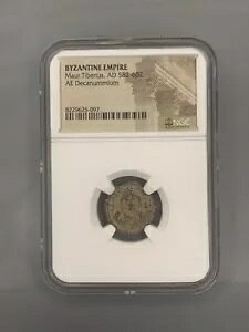 Maur.Tiberius, AD 582-602 rU`鍑 AE fJk~E NCG F