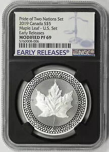 2019 �J�i�_ ���[�v�� ���[�t �V���o�[ $5 �C�� PF 69 NGC �v���C�h �c�[ �l�C�V�����Y ER ���g��