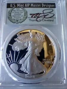 2024-W �V���o�[ �C�[�O�� PCGS PR70DCAM ��s�����[�X �N���[�u�����h ���[�X NFC POP (20)