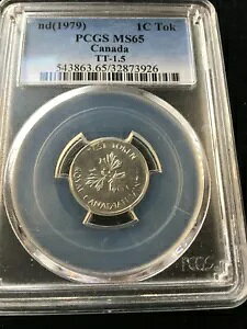 (ND) 1979 �e�X�g �g�[�N��**TT-1.5 PCGS �O���[�h**MS-65** 1C Tok 32873926