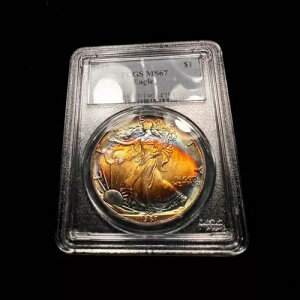 1987 Vo[ C[O PCGS BU MS67 g[ J[ ~ A rrbh X^[ g[jO